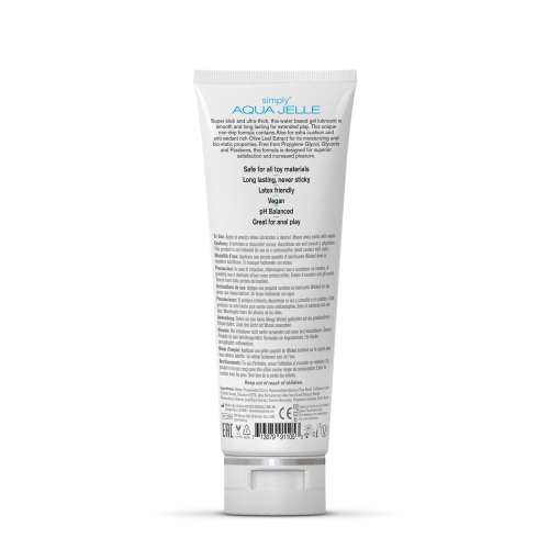 Simply Aqua Jelle Fragrance Free Lubricant - 4 Fl. Oz.  2