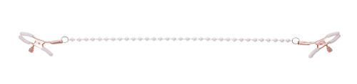 Peaches N Creame Pearl Nipple Clamps - Pink  2