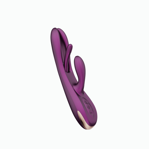 Terri - App Controlled Tapping Rabbit Vibrator -  Purple  4