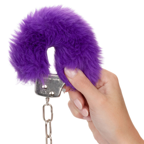 Ultra Fluffy Furry Cuffs - Purple  5