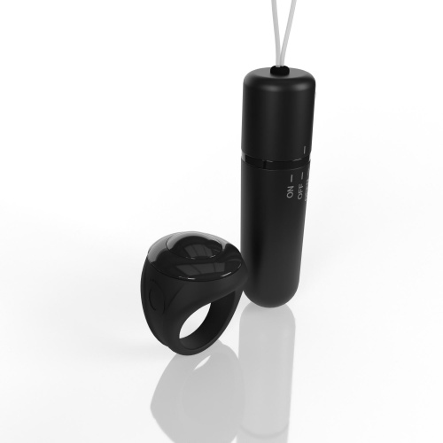Screaming O 4t - Vibrating Panty Set With Remote  Control Ring - Black  2