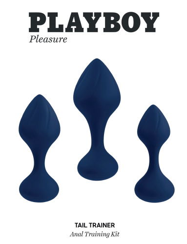 Playboy Pleasure - Tail Trainer - Anal Training Kit - Navy  2