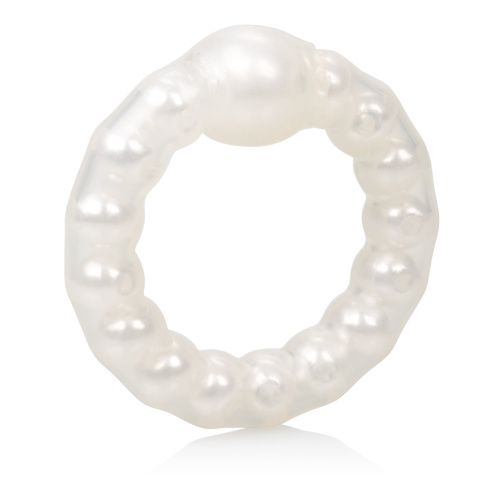 Pearl Beaded Prolong Rings - White  2