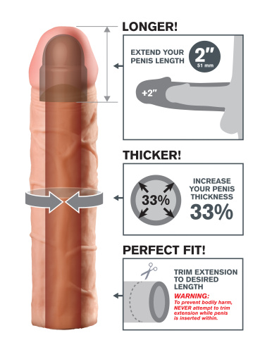 Fantasy X-Tension Perfect 2-Inch Extension  2