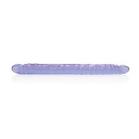Slim Jim Duo 17 Inches Veined Super Slim Dong - Purple
