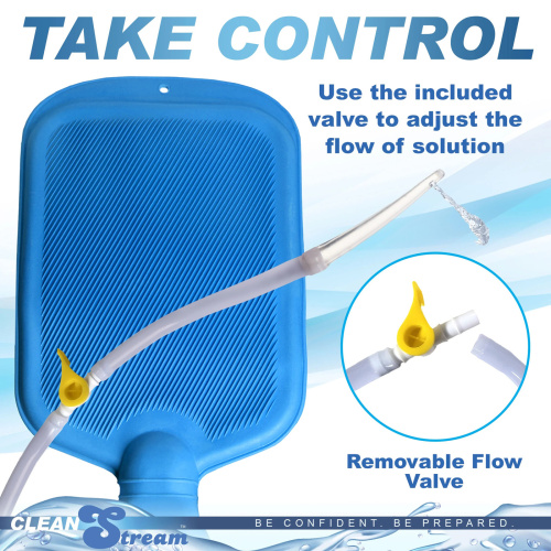 Deluxe Shower Enema Kit - Blue  5