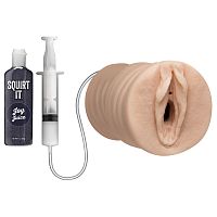 Squirt It - Squirting Pussy Stroker With Joy Juice - Vanilla