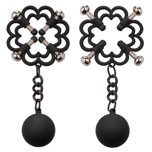 Nipple Grips Power Grip 4-Point Weighted Nipple Press  3
