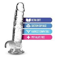 Naturally Yours - 7 Inch Crystalline Dildo -  Diamond