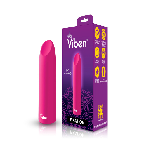 (Presale Only) - Fixation - Hot Pink - Powerful Lipstick Bullet Vibe  2