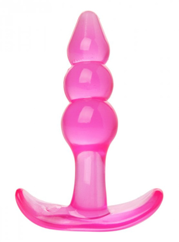 Bubbles Bumpy Starter Anal Plug - Pink  2
