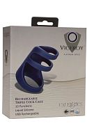 Viceroy Rechargeable Triple Cock Cage - Blue