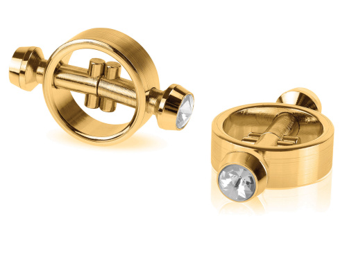 Fetish Fantasy Gold Magnetic Clamps - Gold  2