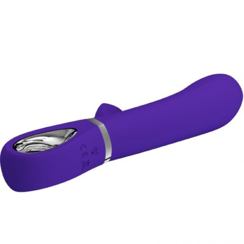 Thomas Super Soft Silicone Rabbit Vibrator - Purple  3
