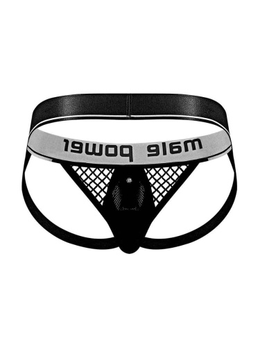 Cock Pit Net Cock Ring Jock - S/ M - Black  2