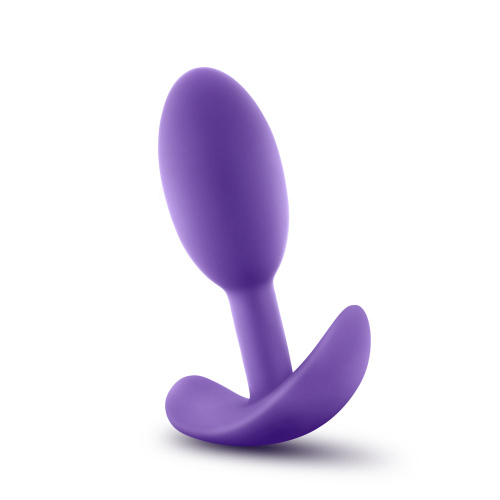 Luxe - Wearable Vibra Slim Plug - Small - Purple  3