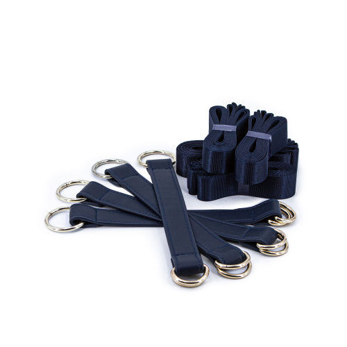 Bondage Couture - Tie Down Straps - Blue  2