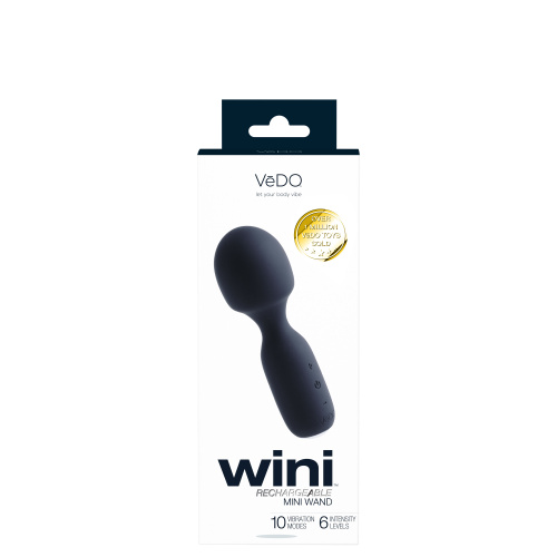 Wini Rechargeable Mini Wand - Black  5