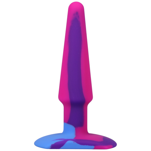 A-Play Groovy Silicone Anal Plug 5 Inch - Berry  2