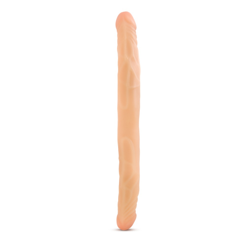 B Yours 14 Inch Double Dildo - Beige  3