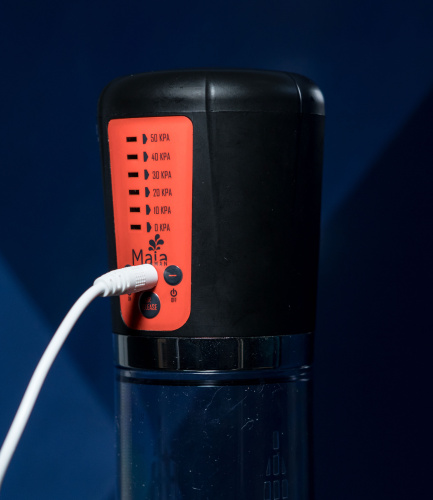 Jackson Rechargeable Penis Vacuum Pump - Orange  4