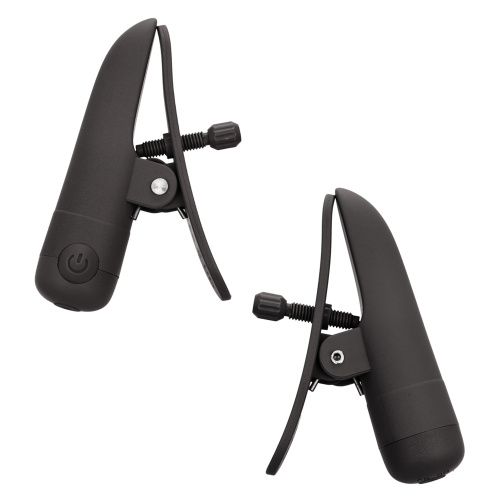 Nipple Play Nipplettes Vibrating Nipple Clamps Black Rechargeable  2