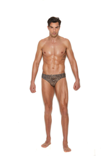 Men's Thong Back Brief - Small/medium - Animal  2