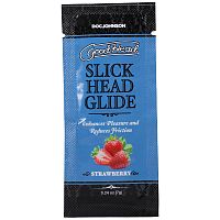 Goodhead - Slick Head Glide - Strawberry - 0.24 Oz