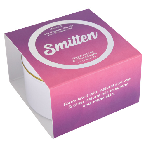 Mood Candle - Smitten - Strawberry and Champagne - 4 Oz. Jar  2