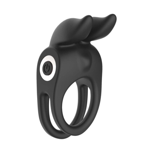 Enhancer Vibrating Rabbit C-Ring - Black  2