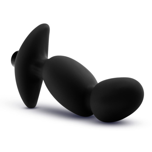 Anal Adventures- Platinum - Silicone Vibrating  Prostate Massager 04-Black  3