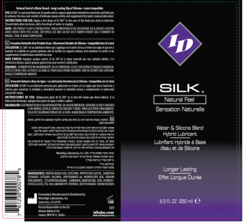 ID Silk Silicone and Water Blend Lubricant 8.5 Oz  2