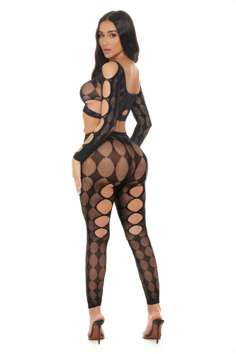 Tongue Twisted Crop Top and Leggings Black - Os  2