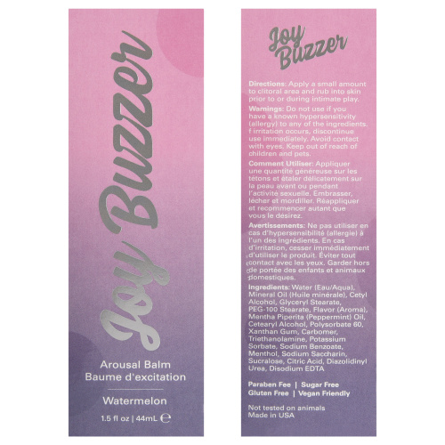 Joy Buzzer - Watermelon - 1.5 Fl. Oz./ 44ml  2