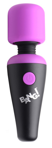 Bang - 10x Vibrating Mini Silicone Wand - Purple  3