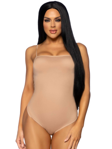 33 Inch Long Straight Wig - Black  2
