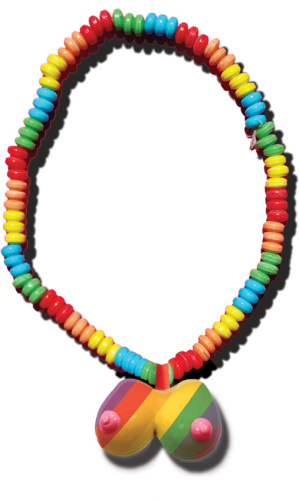 RAINBOW BOOBIE CANDY NECKLACE  2