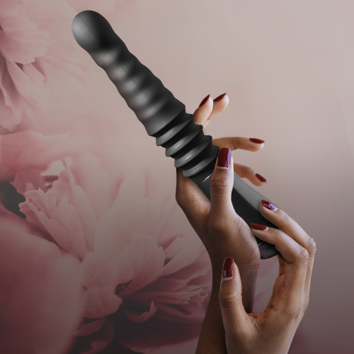 Temptasia - Lazarus - Thrusting Dildo - Black  2