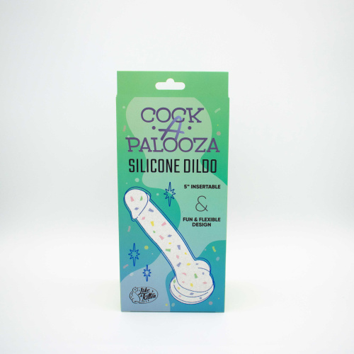 Cock-a-Palooza Confetti Silicone Suction Dildo  2