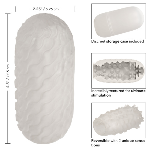 Boundless Reversible Nubby Stroker - Clear  2