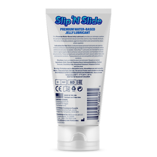 Swiss Navy Slip N Slide - Premium Jelly Lubricant  - 5 Fl. Oz.  2