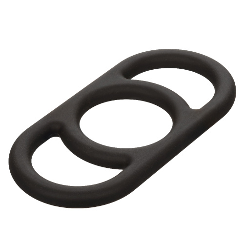 Alpha Liquid Silicone Commander Ring - Black  3