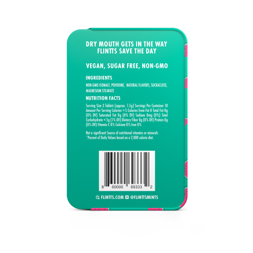 Flintts Mouth Mints Cool Watermelon - F-Strength 100  2