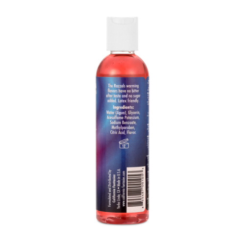 Razzels Warming Lubricant - Sinful Strawberry - 4 Oz. Bottle  2