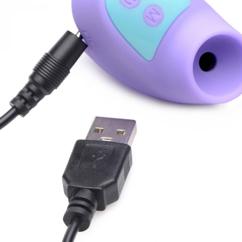 Shegasm Mini 12x Mini Silicone Clit Stimulator - Purple  4