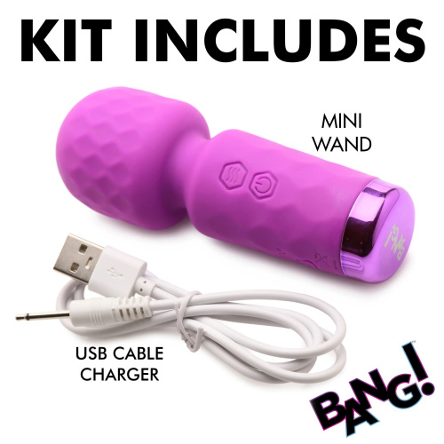 10x Mini Silicone Wand - Purple  4