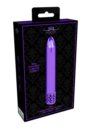 Shiny - Rechargeable Abs Bullet - Purple  2