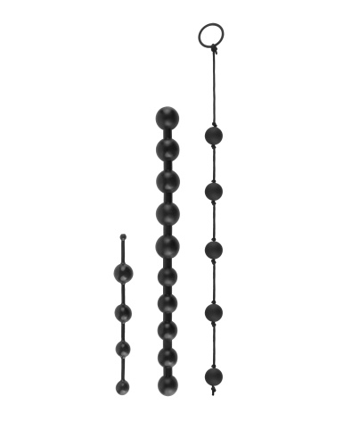 Anal Fantasy Collection Beginners Bead Kit - Black  3