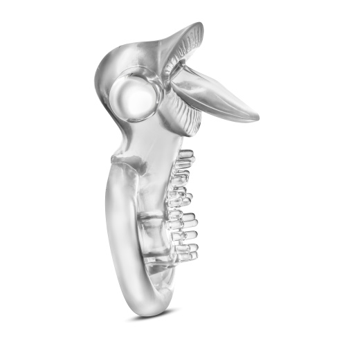 Stay Hard - 10 Function Vibrating Tongue Ring - Clear  4
