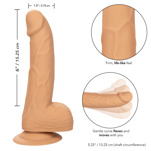 Silicone Stud 6 Inch - Ivory  2